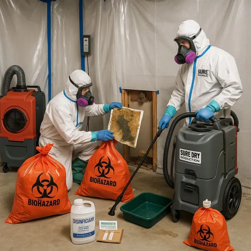 Contaminated Water Handling Protocols process in La Paloma, TX